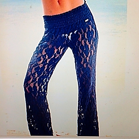Beach Bunny Other - SALE! BEACH BUNNY Lace Bell Bottom Swim Cover Pants